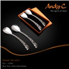 Andy C Elephant Range Pair Salad Servers